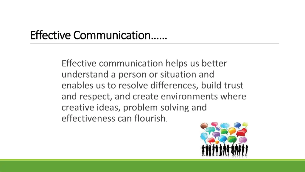 effective communication effective communication