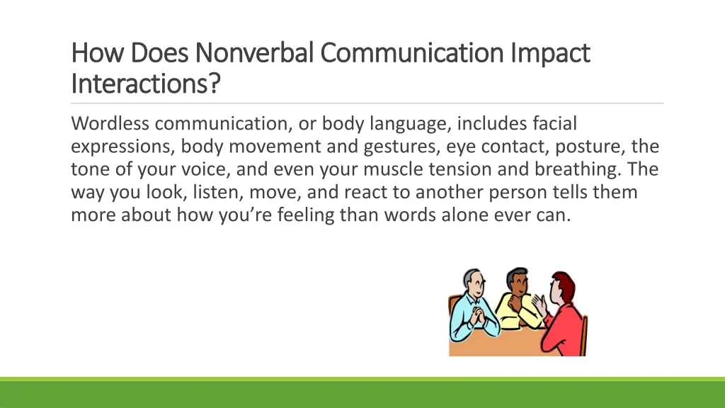 how does nonverbal communication impact how does