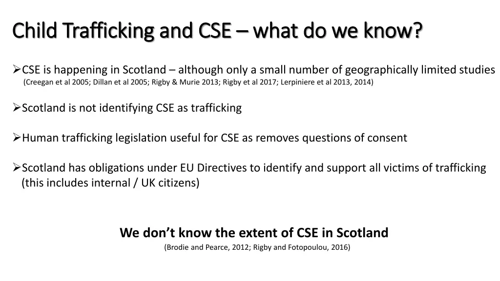 child trafficking and cse child trafficking