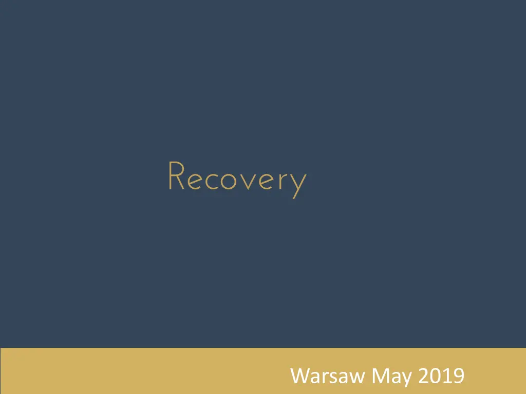 recovery