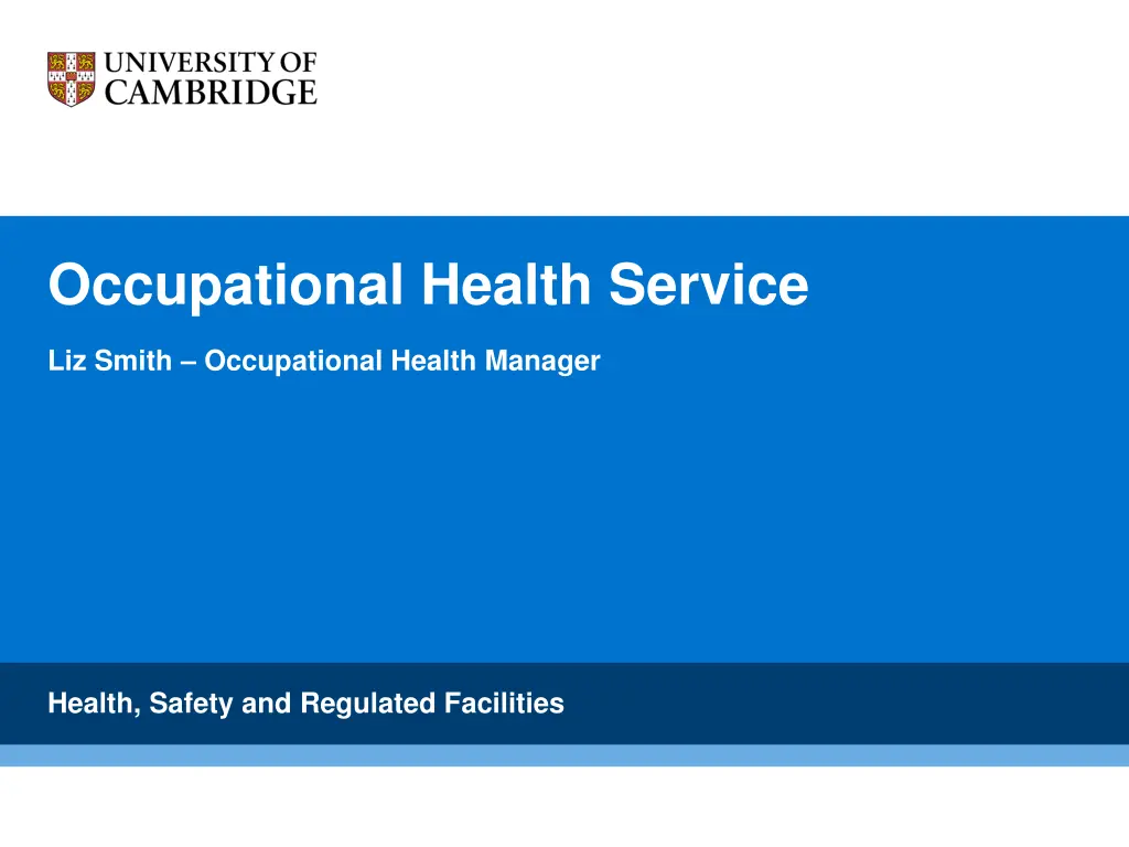 occupational health service