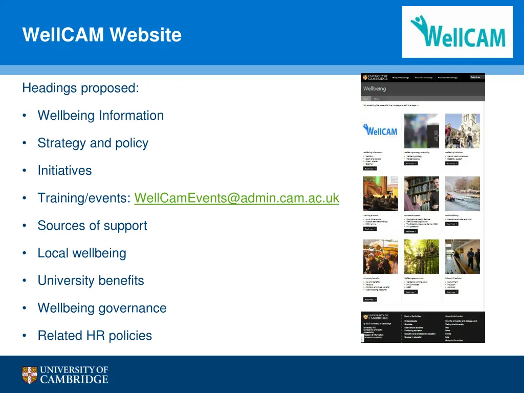 wellcam website