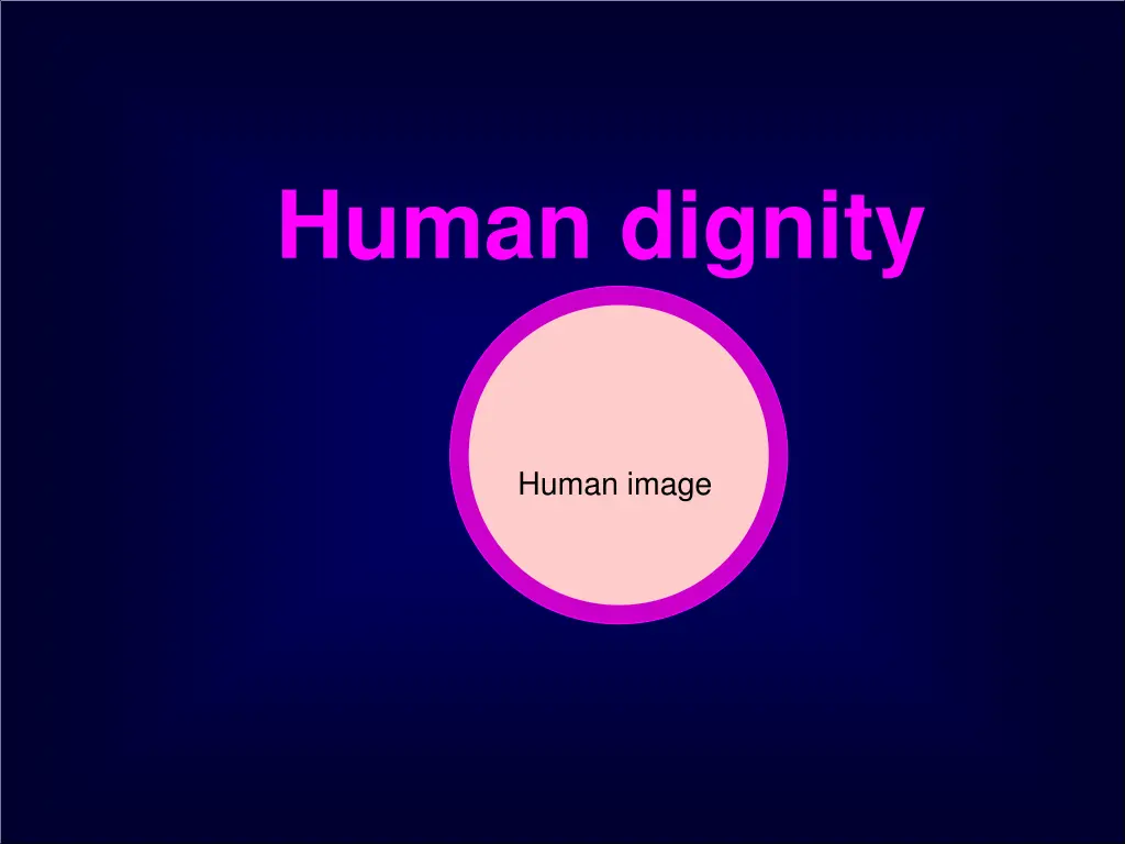 human dignity