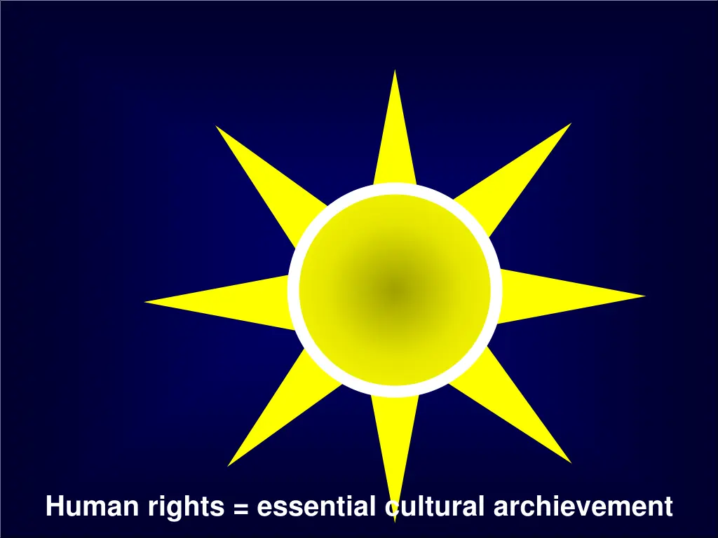 human rights essential cultural archievement