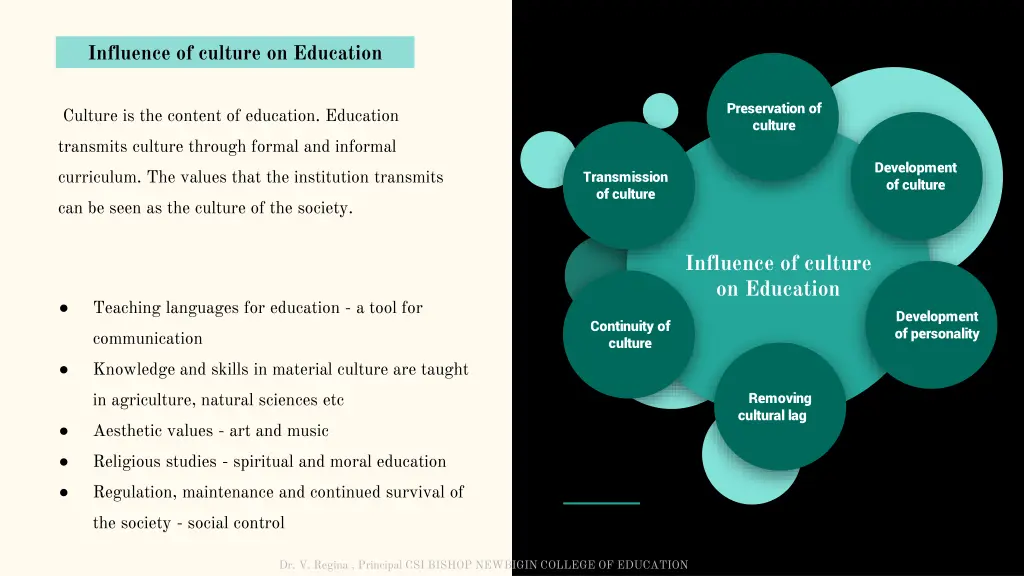 influence of culture on education