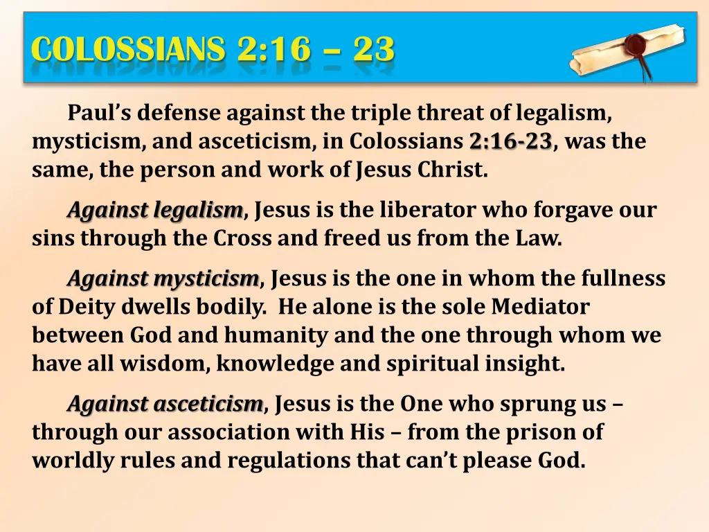 colossians 2 16 23 8