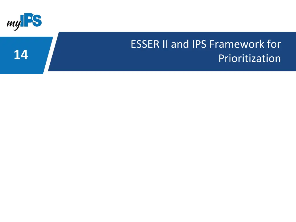 esser ii and ips framework for