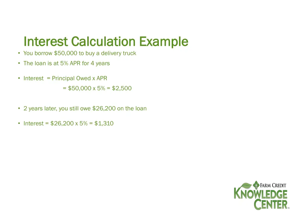 interest calculation example interest calculation