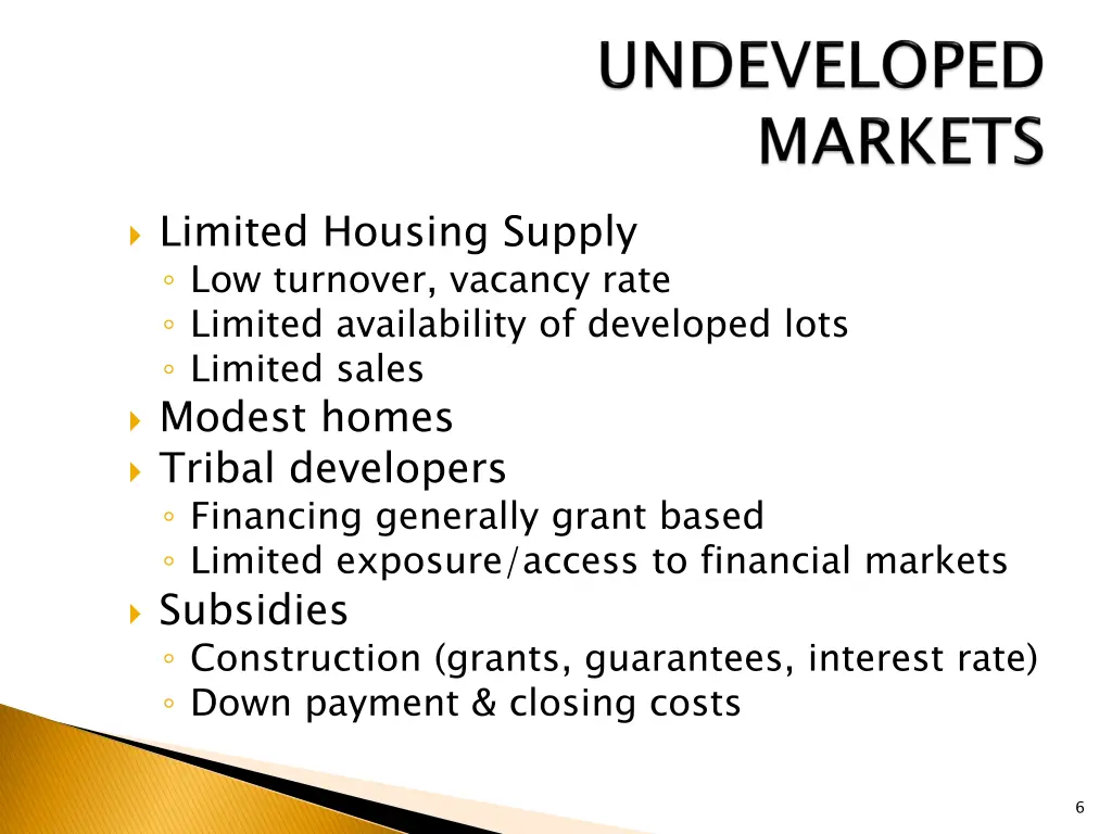 limited housing supply low turnover vacancy rate