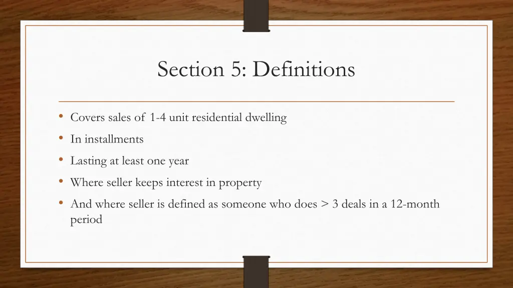 section 5 definitions