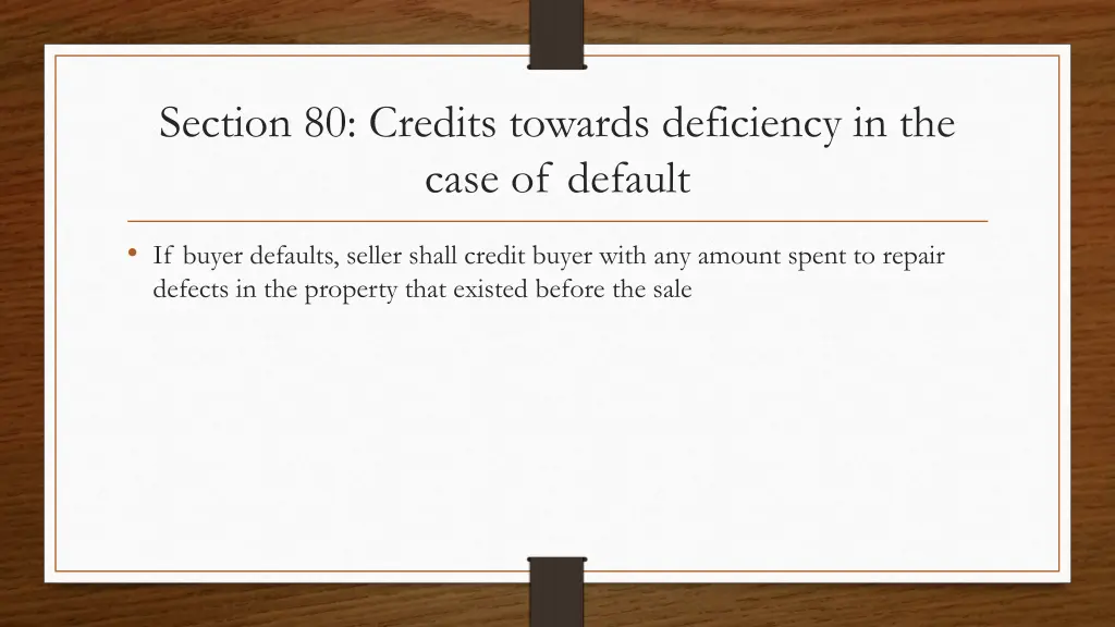 section 80 credits towards deficiency in the case