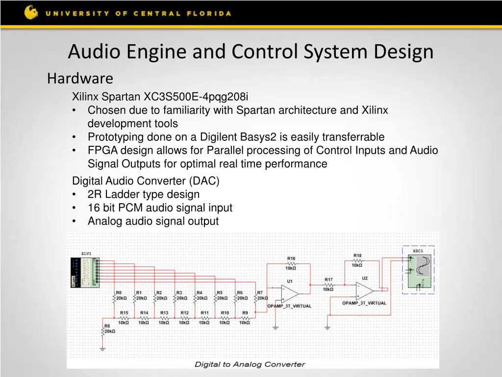 audio engine and control system design hardware