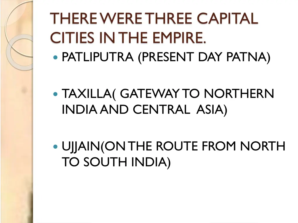 there were three capital cities in the empire