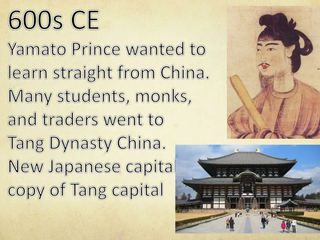 600s ce yamato prince wanted to learn straight