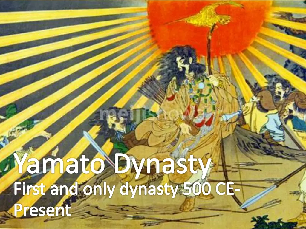 yamato dynasty first and only dynasty