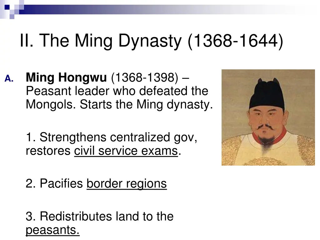 ii the ming dynasty 1368 1644