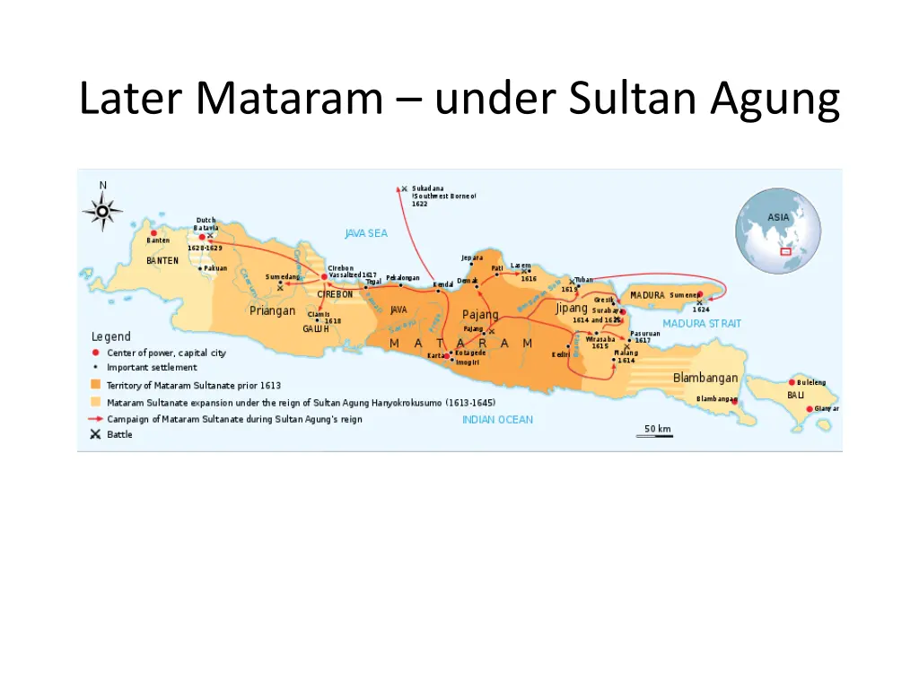 later mataram under sultan agung