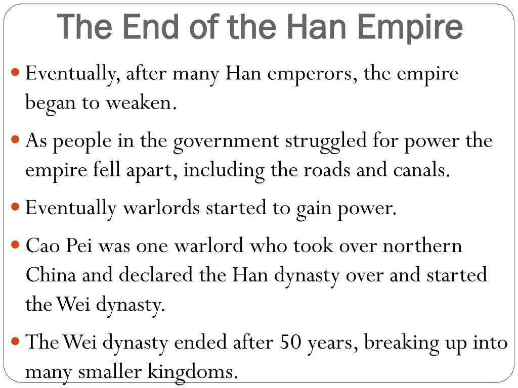 the end of the han empire