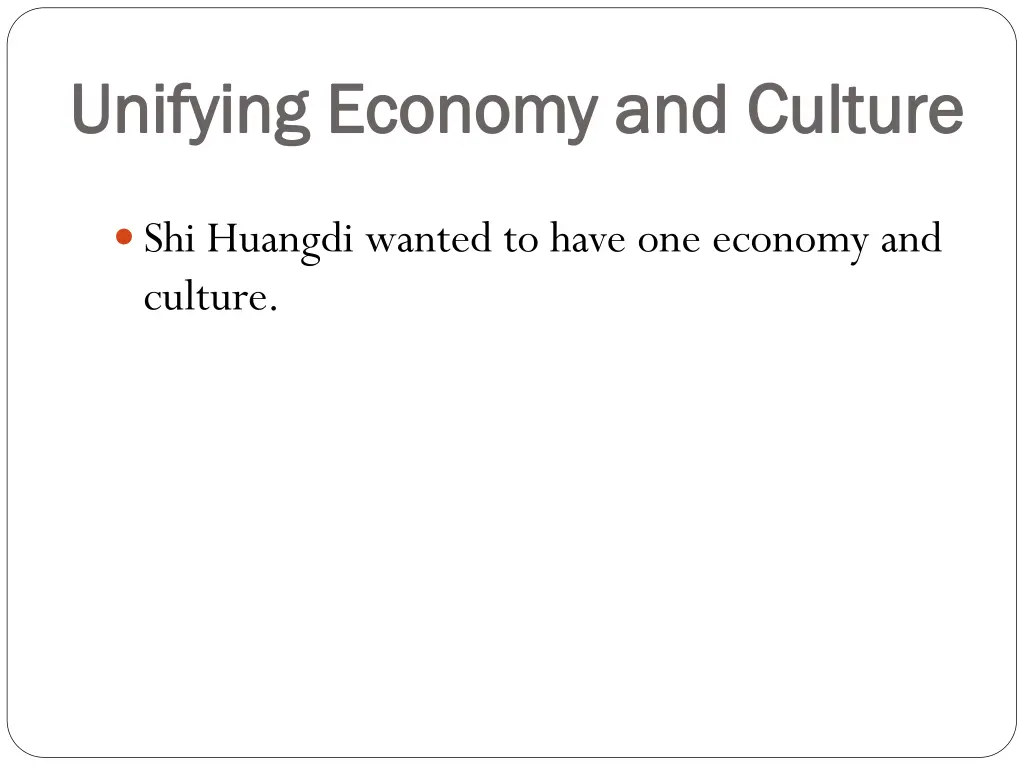 unifying economy and culture unifying economy