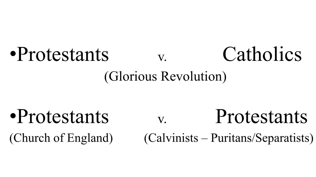 protestants