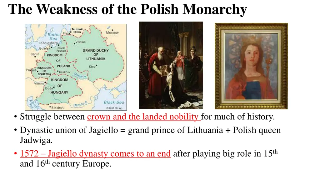 the weakness of the polish monarchy