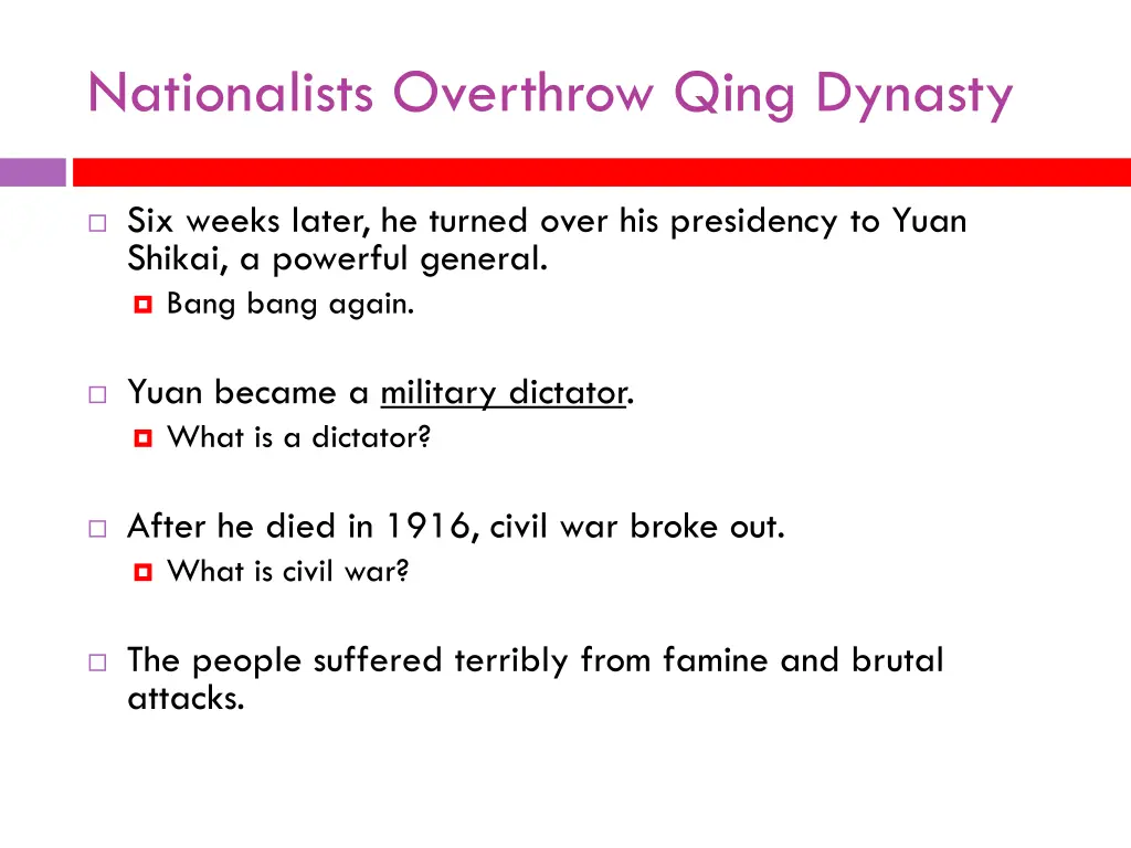 nationalists overthrow qing dynasty 2