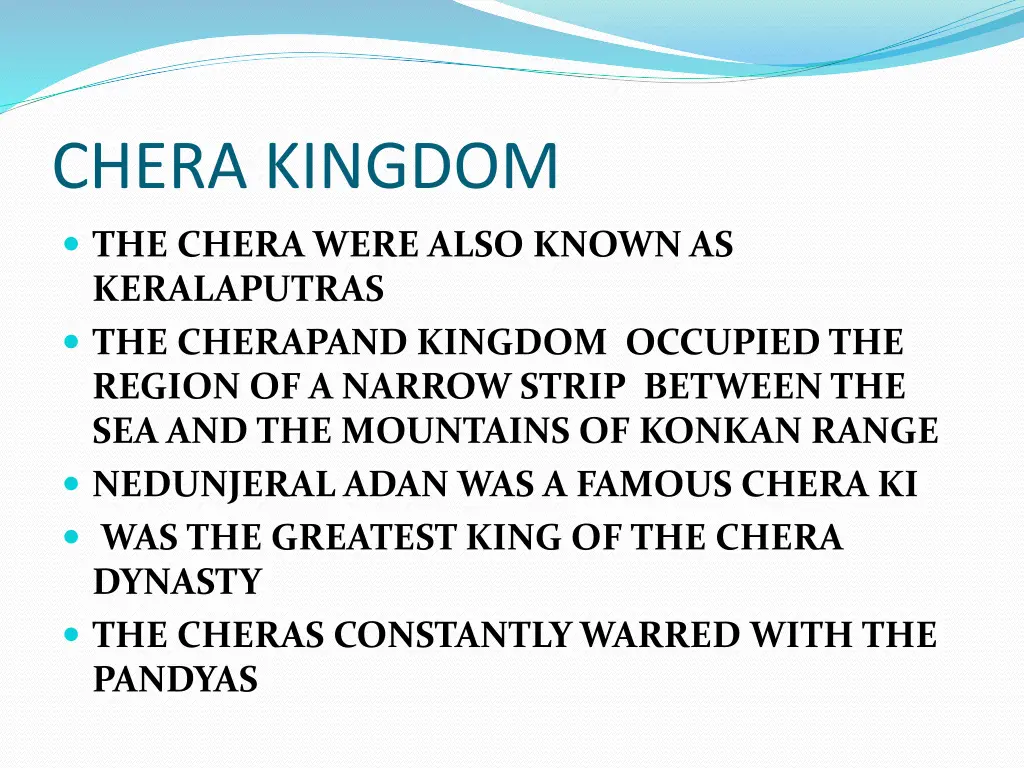 chera kingdom