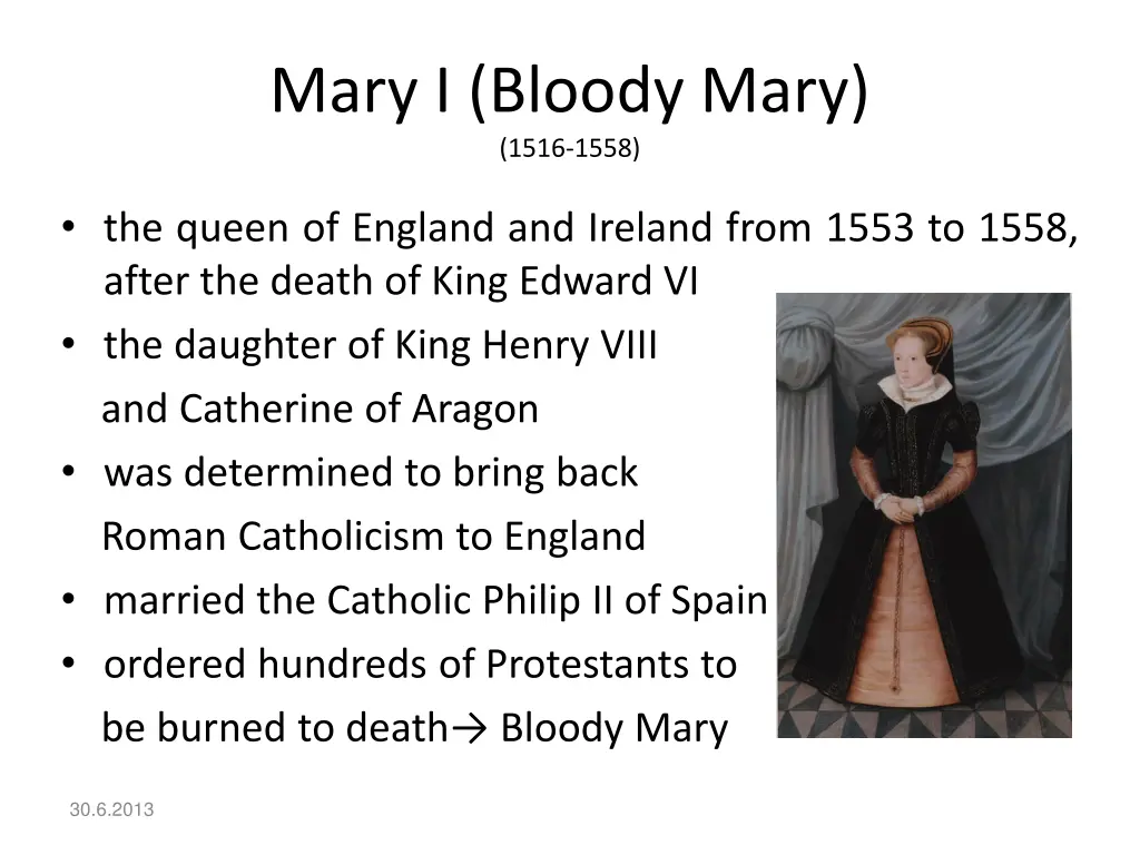 mary i bloody mary 1516 1558