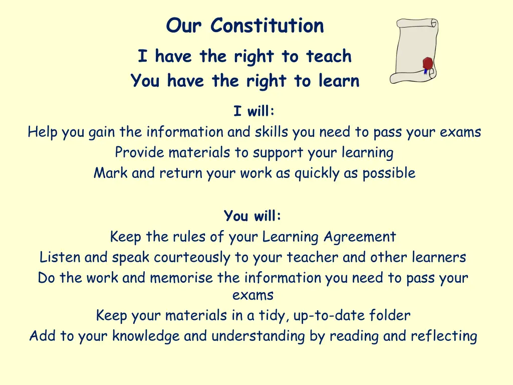 our constitution i have the right to teach