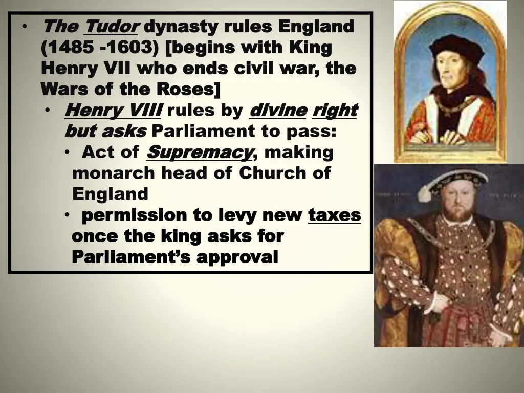 the the tudor tudor dynasty rules england dynasty