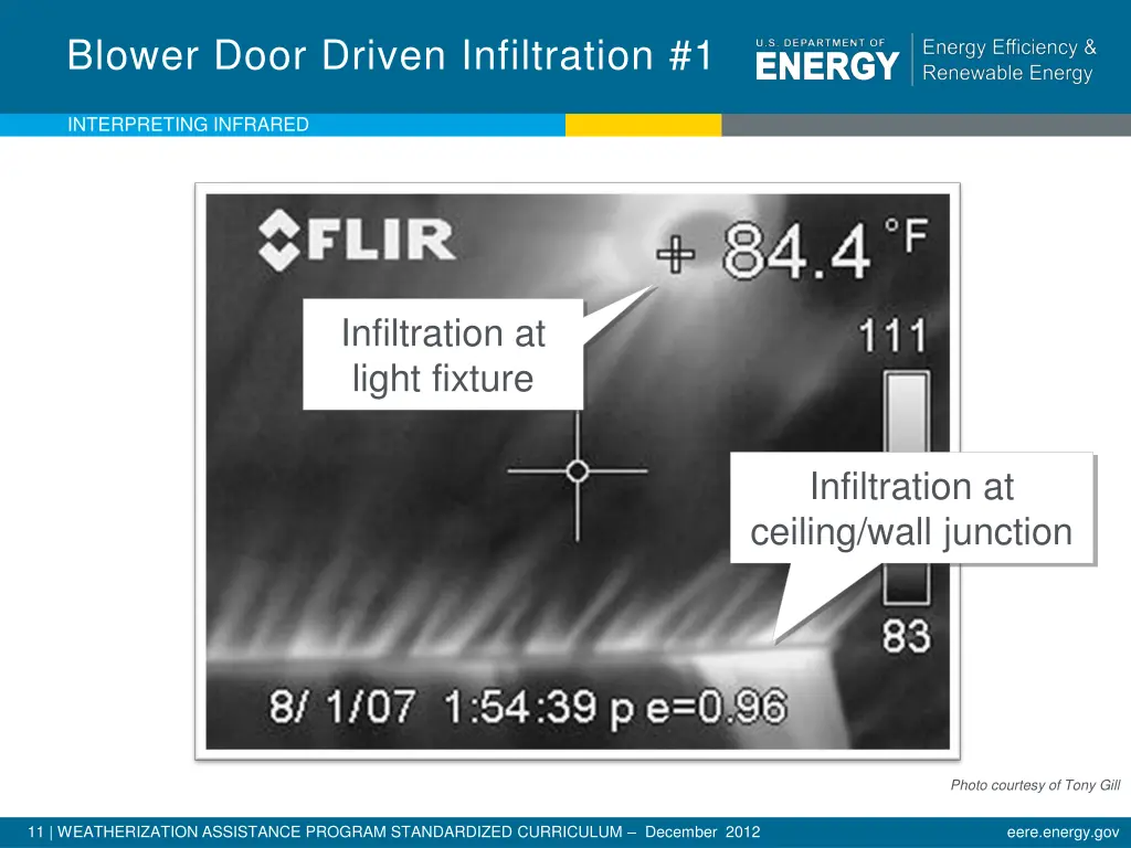 blower door driven infiltration 1