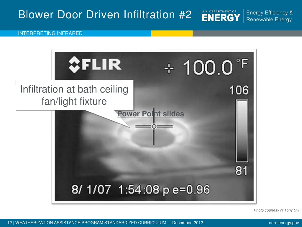 blower door driven infiltration 2