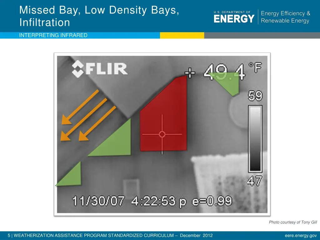 missed bay low density bays infiltration