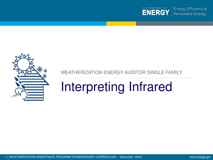 weatherization energy auditor single family