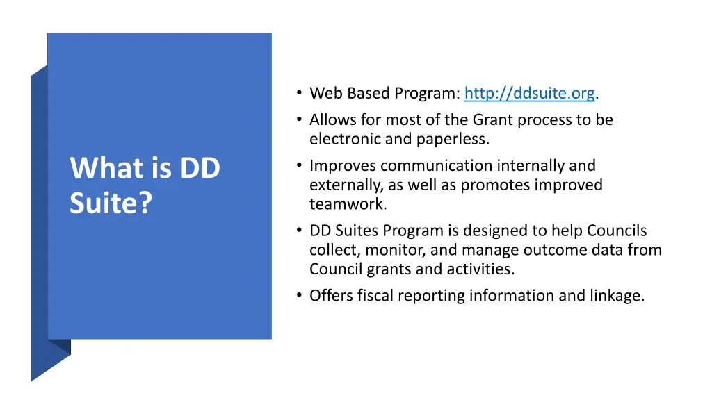 web based program http ddsuite org allows