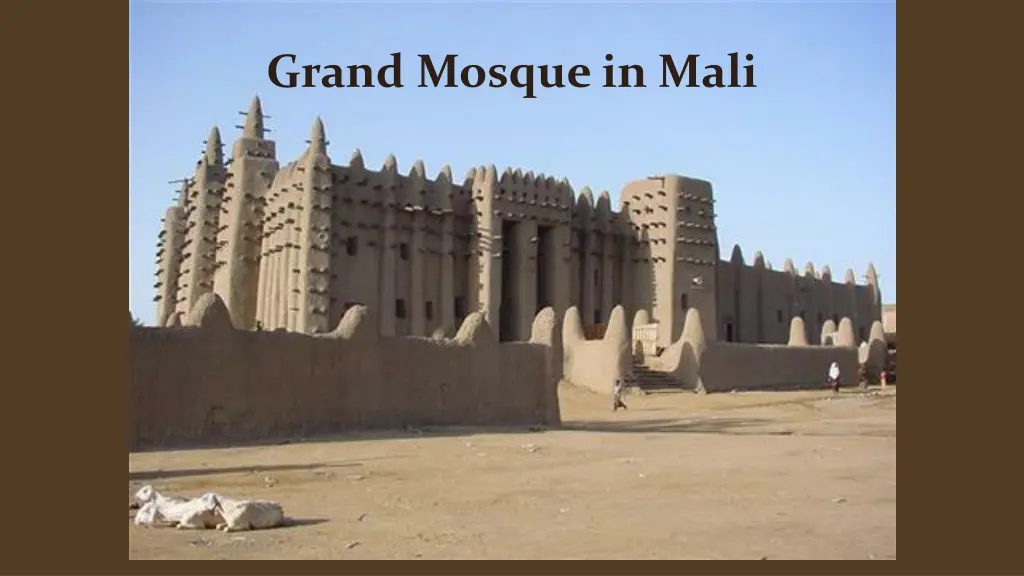 grand mosque in mali