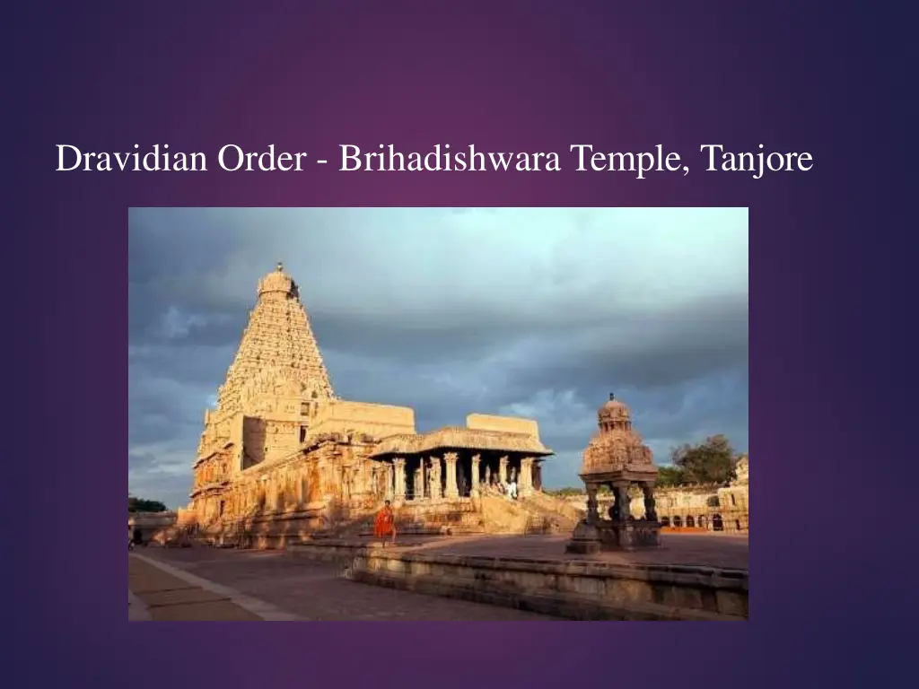 dravidian order brihadishwara temple tanjore