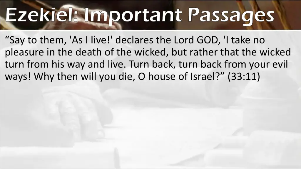 ezekiel important passages 2