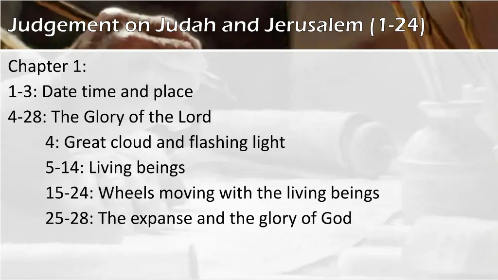 judgement on judah and jerusalem 1 24