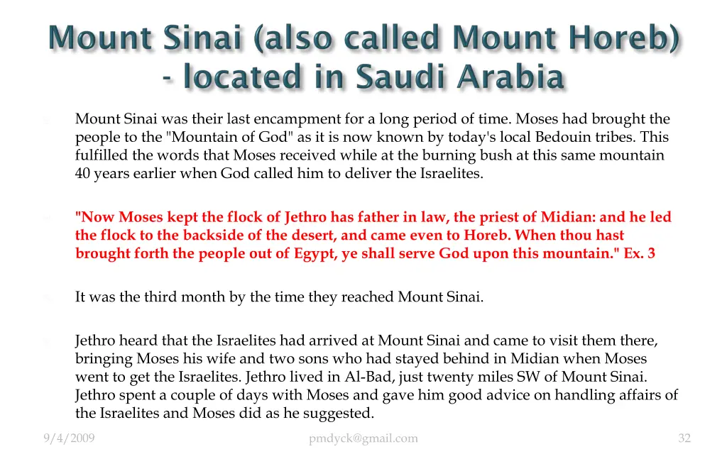 mount sinai was their last encampment for a long