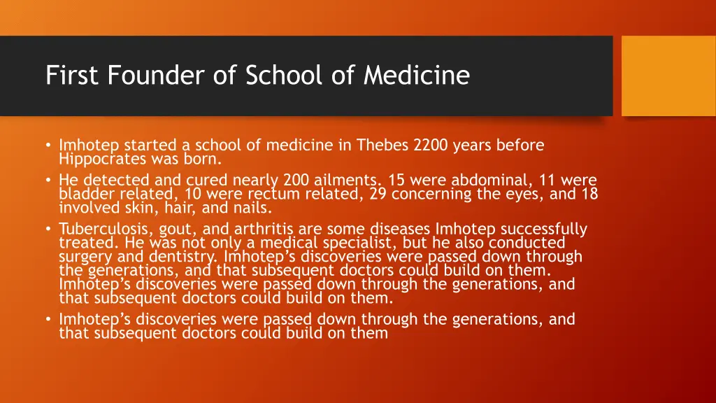 first founder of school of medicine