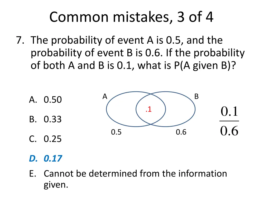 common mistakes 3 of 4