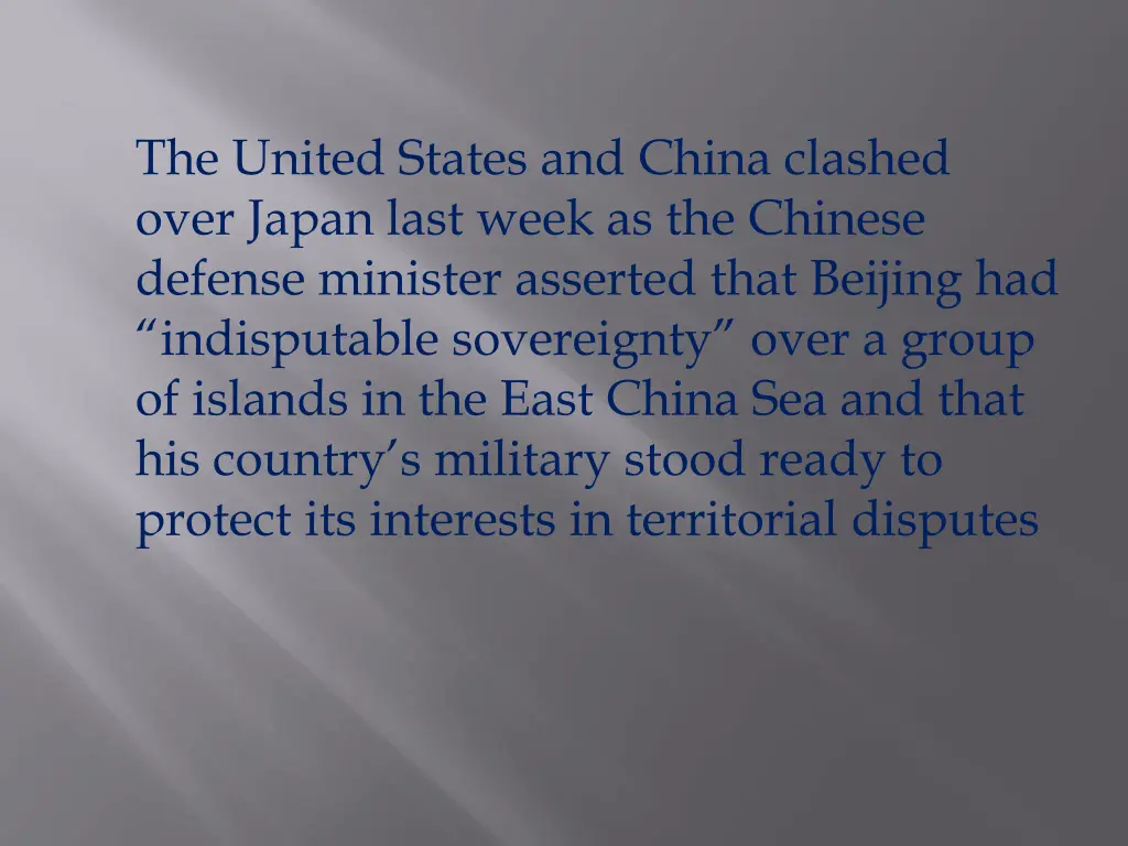 the united states and china clashed over japan