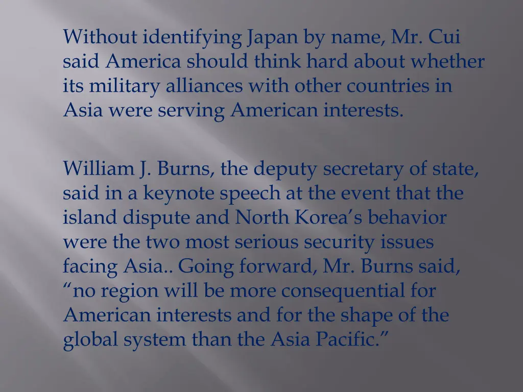 without identifying japan by name mr cui said