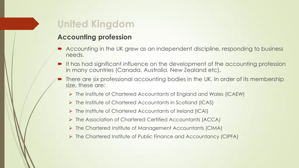 united kingdom accounting profession