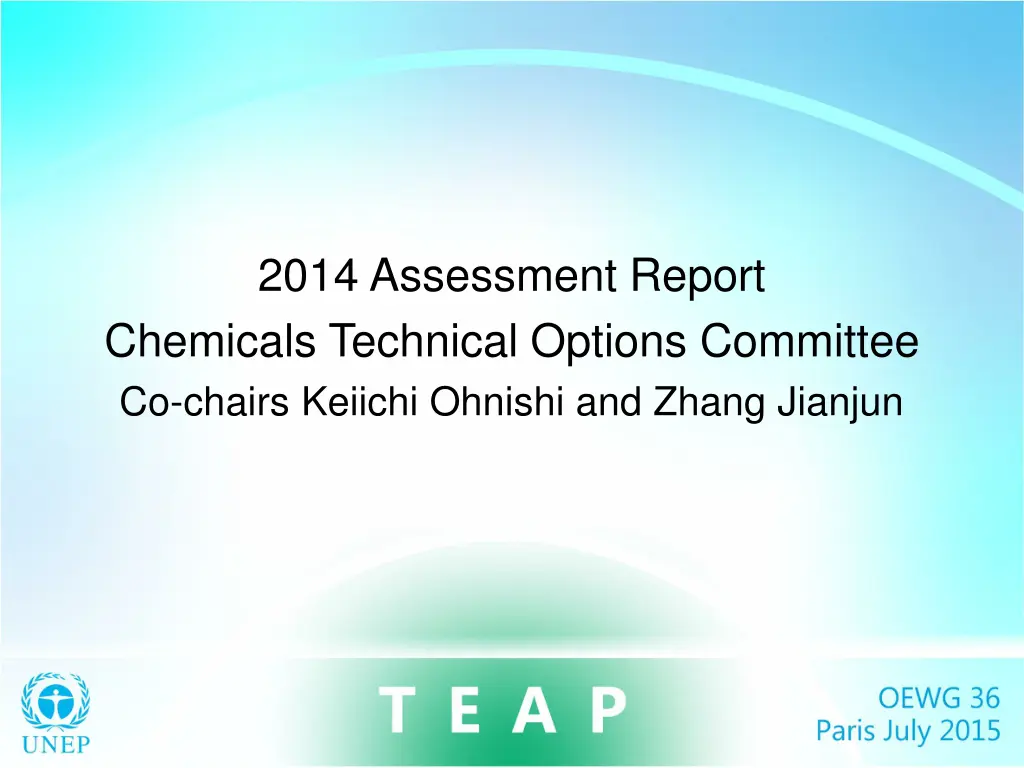 2014 assessment report chemicals technical