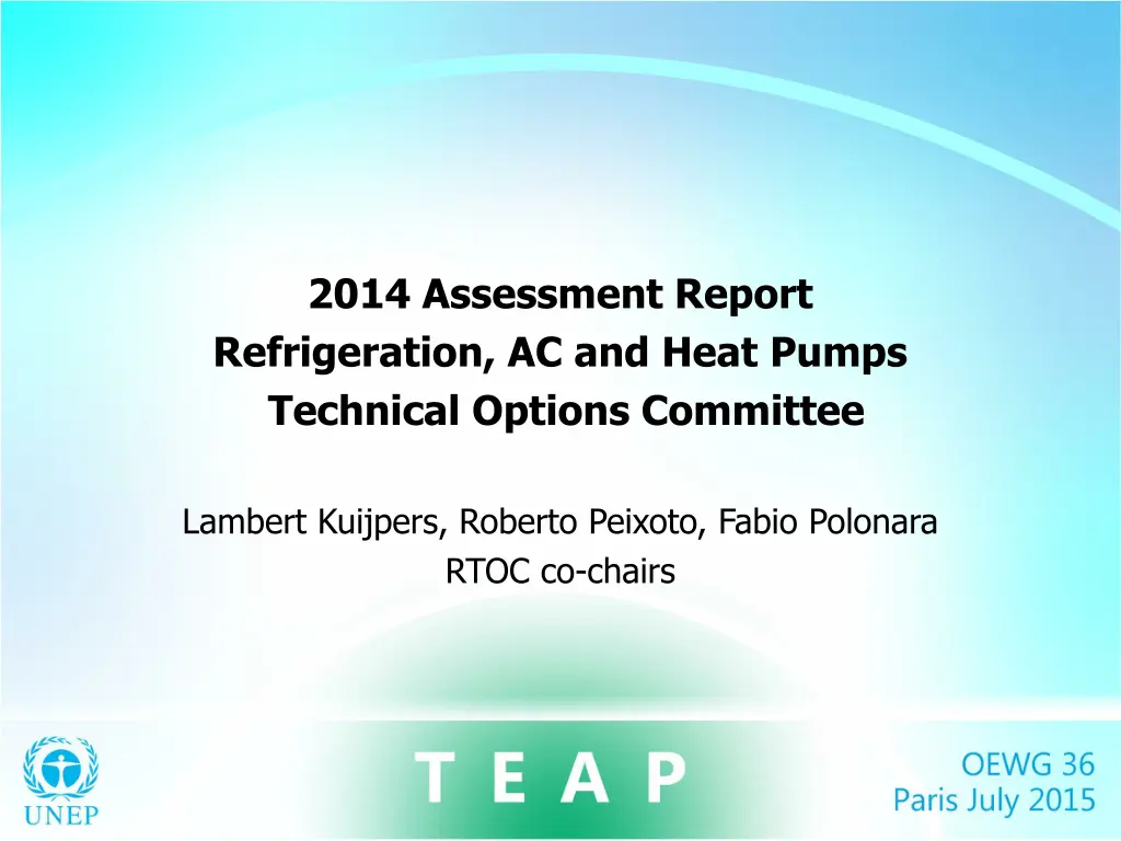 2014 assessment report refrigeration ac and heat