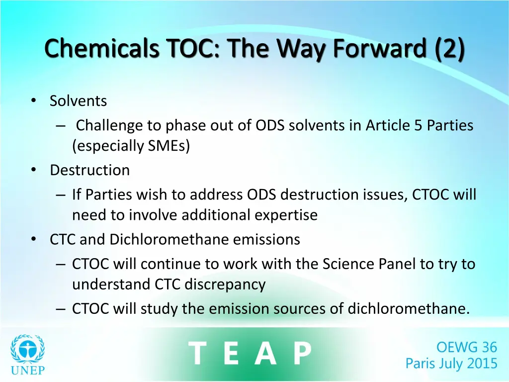 chemicals toc the way forward 2