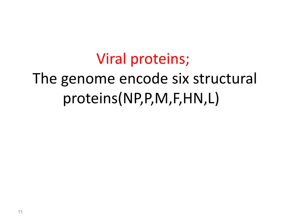 viral proteins