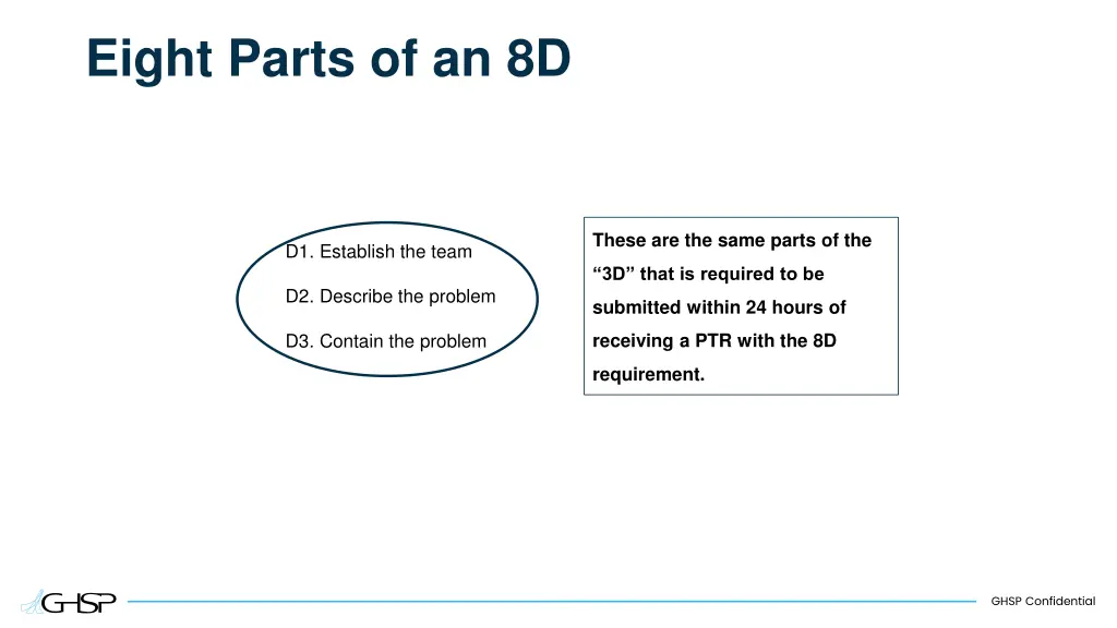 eight parts of an 8d